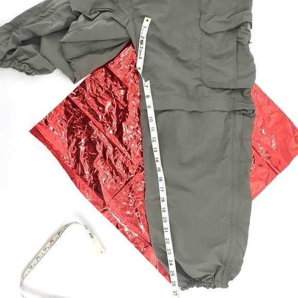 REI Men's Cargo Convertible Hiking Green Outdoor Pants UPF 50 Size M 36L - Picture 9 of 16